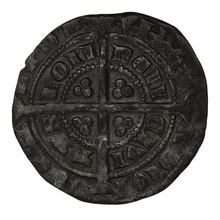 1351-61 Edward III Hammered Silver Half Groat - Pre-Treaty