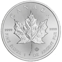 2019 Canadian Silver Maple Leaf Coin 1oz