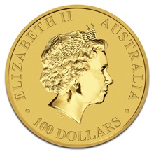 2016 Australian Kangaroo Gold Nugget Coin 1oz