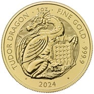 2024 Tudor Dragon - Tudor Beasts 1oz Gold Coin PCGS MS69