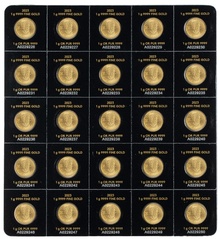 2023 MapleGram 25 x 1g Gold Coins