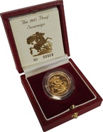 1985 Gold Proof Sovereign Boxed