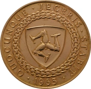 1965 Isle of Man £5 Gold Coin 22ct Bicentenary of the Revestment Act