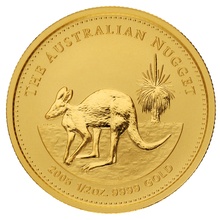2005 1/2oz Australian Kangaroo Gold Nugget Coin