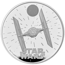 2024 1oz TIE Fighter Star Wars Proof Silver Coin Boxed