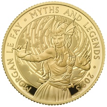 2023 Proof Morgan le Fay Gold Coin Myths & Legends 1oz Boxed