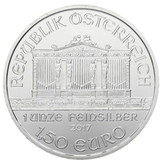 2017 Austrian Philharmonic Silver Coin 1oz