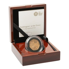 Best Value Fifty Pence 50p Proof Gold Coin Boxed