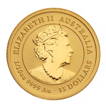 2022 Year of the Tiger Gold Coin 1/10oz Perth Mint Australian Lunar Series