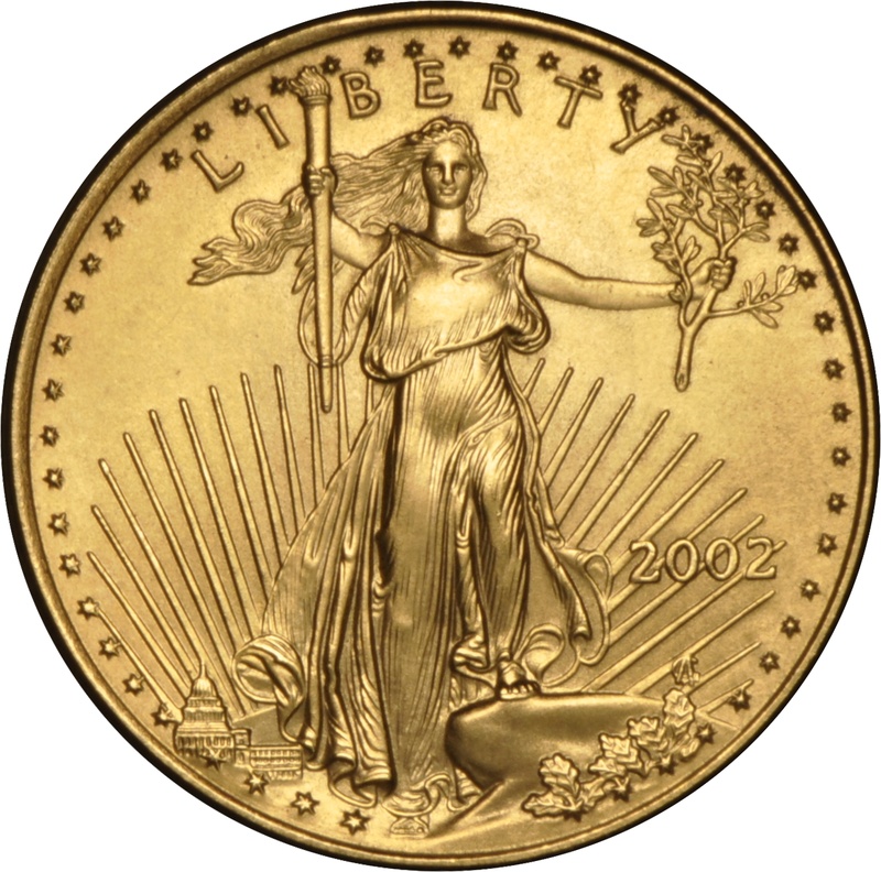 2002 1/4oz American Eagle Gold Coin