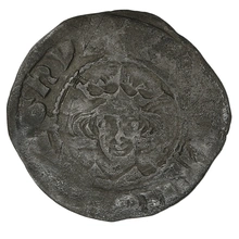 1307-1327 Edward II Silver Penny Durham Class 12