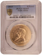 2015 Krugerrand Gold Coin 1oz PCGS MS69