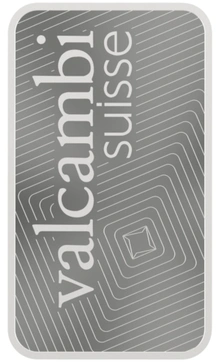 50g Silver Bar Valcambi