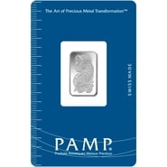 PAMP Lady Fortuna 2.5 Gram Silver Bar Minted