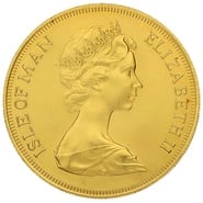 1979 Gold £5 Coin Quintuple Sovereign Isle of Man