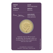 2026 Gold Sovereign Coin in Blister