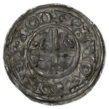 1016-1035 Cnut Silver Penny Hammered Short Cross Type York Mint Goodman