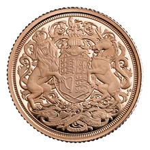 Queen Elizabeth II Memorial Quarter Sovereign 2022 Gold Proof Coin Boxed