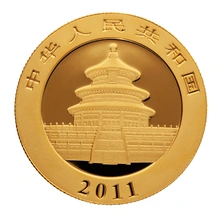 2011 1/2oz Chinese Panda Gold Coin