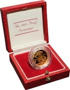 1983 Proof Gold Sovereign Boxed