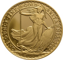 2002 Proof Britannia Gold 4-Coin Set Boxed
