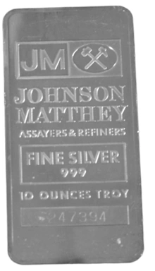 Second Hand 10oz Silver Bar