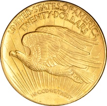 1925 $20 Gold Coin Double Eagle St Gaudens Head Philadelphia