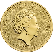 2020 1oz White Horse of Hanover Gold Coin Queen's Beasts