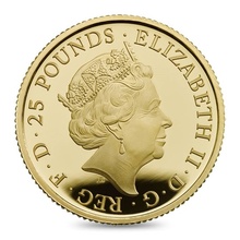 2017 Proof 1/4oz Gold Britannia Coin Boxed