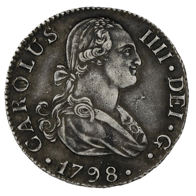 1798 Carolus IV Silver 2 Reales