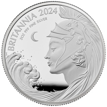 2024 Britannia 2oz Silver Proof Coin Boxed
