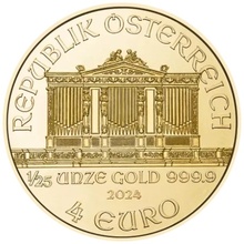 2024 1/25oz Austrian Gold Philharmonic Coin