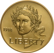 1988 Olympic Games - American Gold Commemorative $5