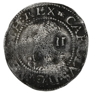 1638-42 Charles I Aberystwyth Mint Silver Twopence