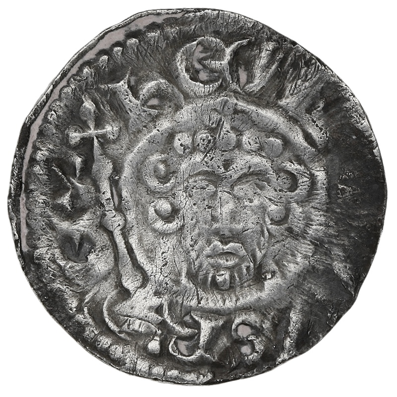 1199-1216 King John Silver Penny Hammered Rauf on London