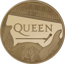 2020 Proof 1/4oz Queen Gold Coin Music Legends Boxed