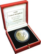 1998 Proof £5 Gold Crown Coin Prince Charles 50th Birthday Boxed