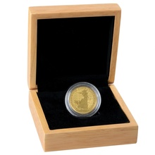Oak Gold Coin Gift Box 1/2oz Gold Coin 27mm