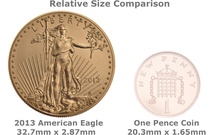2013 American Eagle Gold Coin 1oz