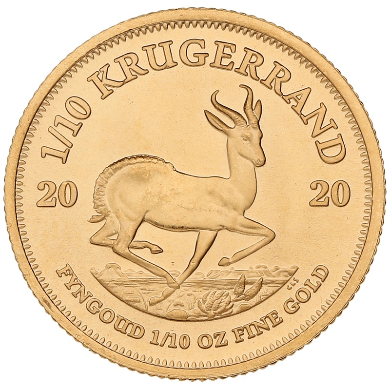 2020 1/10oz Krugerrand Gold Coin
