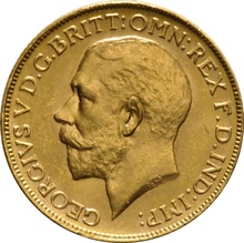 1923 Gold Sovereign Coin George V Melbourne