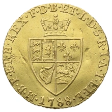 1788 Gold Half Guinea Coin George III