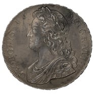 1741 Silver Crown Coin George II D. QVARTO