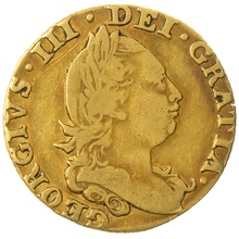 1777 George III Half Guinea Gold Coin