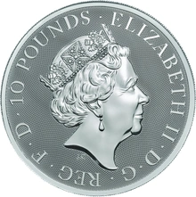 2018 10oz Griffin of Edward III Silver Coin Queen's Beasts
