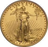 2003 Quarter Ounce Eagle Gold Coin