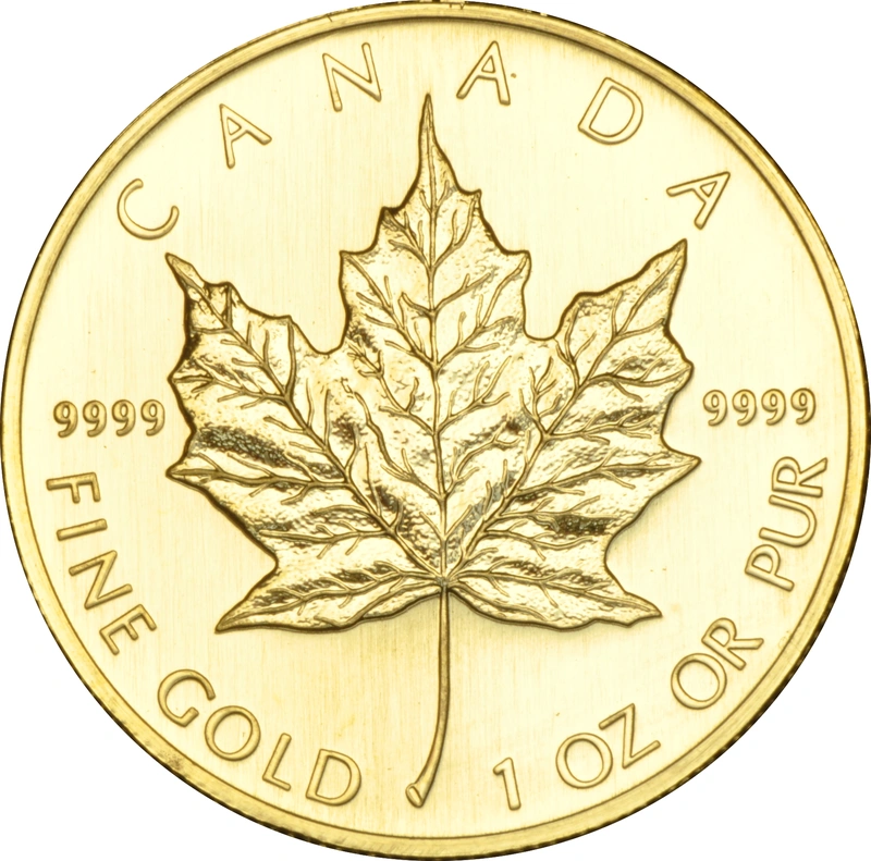 2008 Canadian Maple Leaf Gold Coin 1oz