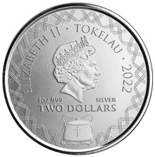 2022 Komodo Dragon 1oz Silver Coin