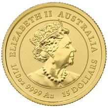 2020 Year of the Mouse Gold Coin 1/10oz Perth Mint Australian Lunar Series