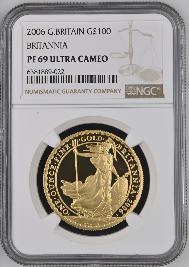 2006 Proof Gold Britannia Coin 1oz NGC PF69